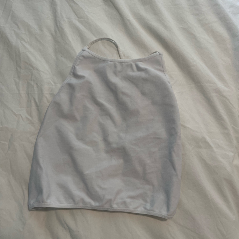 halter cropped top